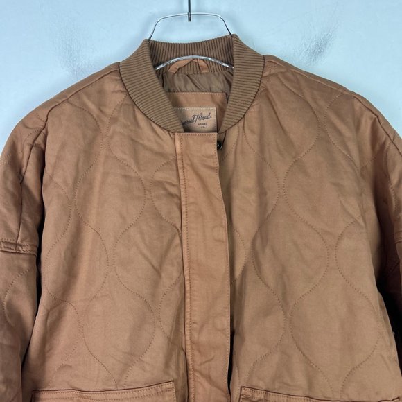 NWT Universal Thread Quilted Utility Jacket Tan Plus Size XXL NEW - Picture 3 of 14